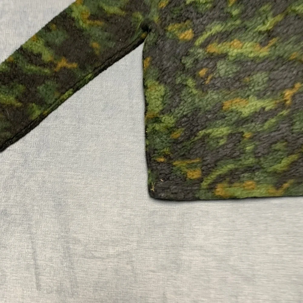 Nike Fleece Hoodie Toddler Kids 3T Green Black Camouflage Swoosh Logo Pullover